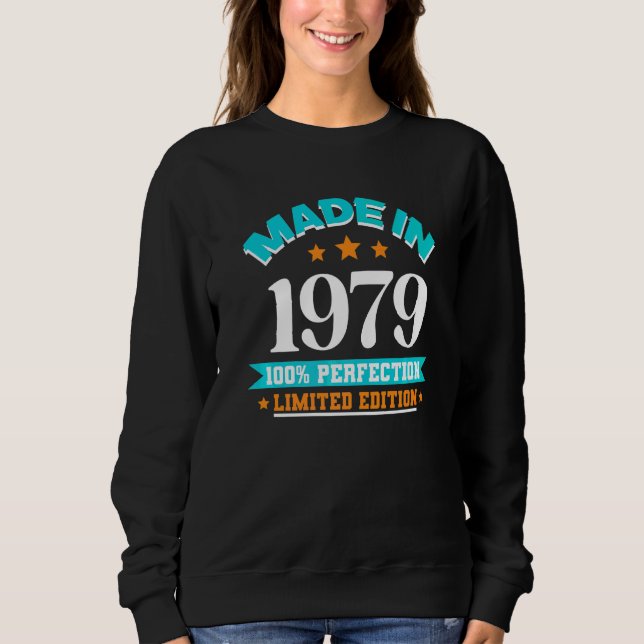 Moletom Feito em 1979 perfeição (Frente)