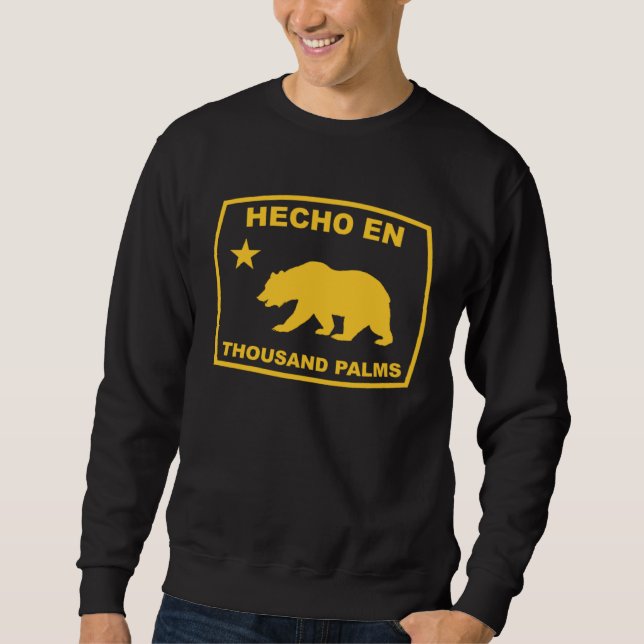 Moletom Feito em Thousand Palms Califórnia República Pacif (Frente)
