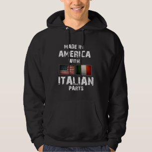 Moletom Feito na América com Peças Italianas Bandeira da