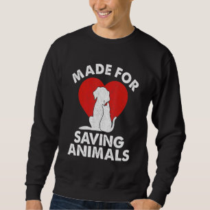 Moletom Feito Para Salvar Animais Veterinários Vet Tech Ve