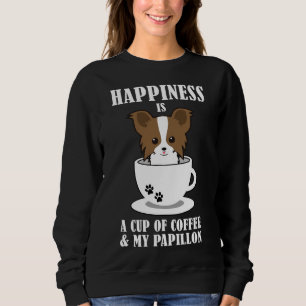 Moletom Felicidade É Uma Xícara De Café Papillon