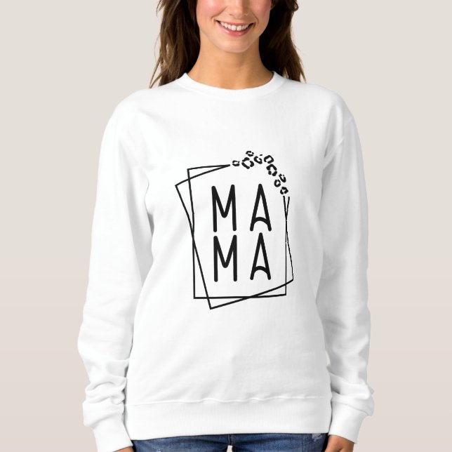 Moletom Feline Mama Sweater - Mistura Premium (Frente)