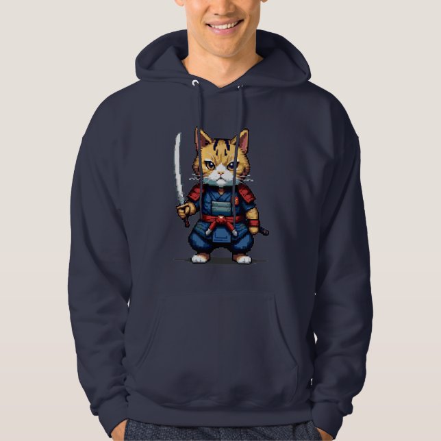 Moletom Feline Samurai Warrior (Frente)