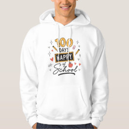 Moletom Feliz 100 Dias de Escola Professor Jardim de Infân