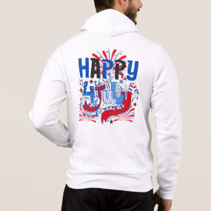 Moletom Feliz 4 de Julho Fogos de Artifício EUA-63261