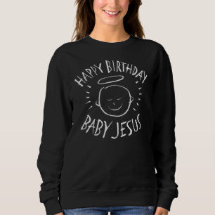 Moletom Feliz Aniversário Jesus - Giz de Quadro de Natal