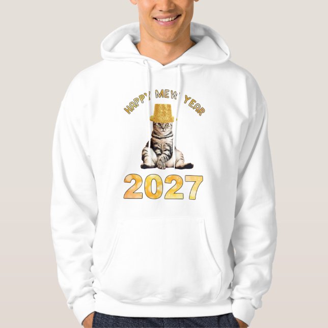 Moletom Feliz Ano Novo Mew 2027 (Frente)