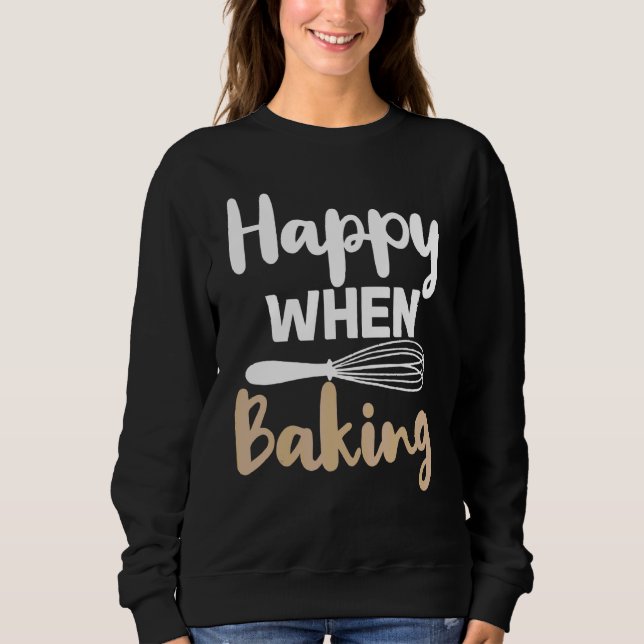 Moletom Feliz Ao Banhar Cozinhar Baking Baker 1 (Frente)