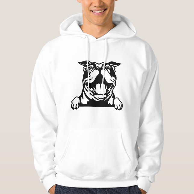 Moletom Feliz Buldogue Engraçado (Frente)