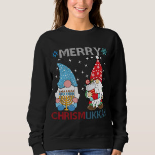 Moletom Feliz Chrismukkah Funny Gnomos