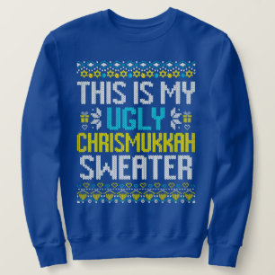 Moletom Feliz Chrismukkah Natal Judeu Hanukkah