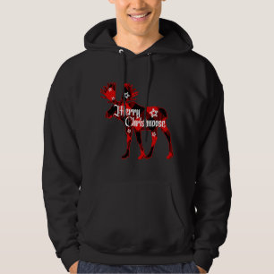 Moletom Feliz Christmoose. Xadrez Buffalo - Cristo de Mose