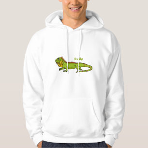 Moletom Feliz desenho da iguana verde