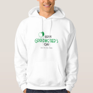 Moletom Feliz dia da avó com balões e nomes verdes