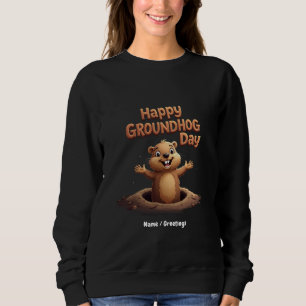 Moletom Feliz Dia da Marmota Celebra com Humor, Divertido