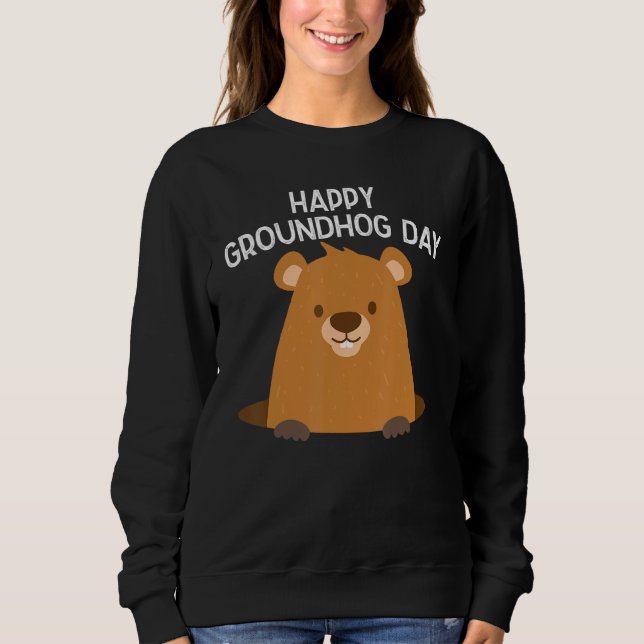 Moletom Feliz Dia da Marmota Incrível (Frente)