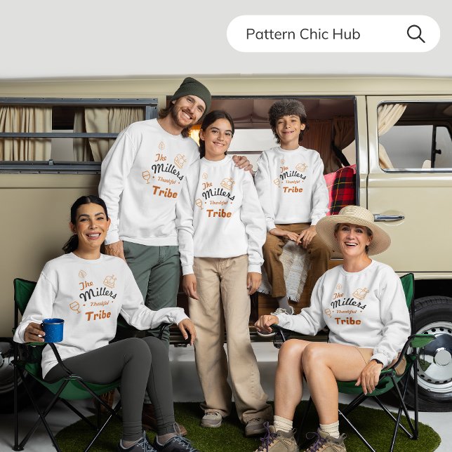 Moletom Feliz Dia de Ação de Graças à Família de Reunião d (Criador carregado)