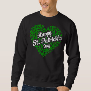 Moletom Feliz Dia De São Patrício Trevo Verde Irlandês Lep