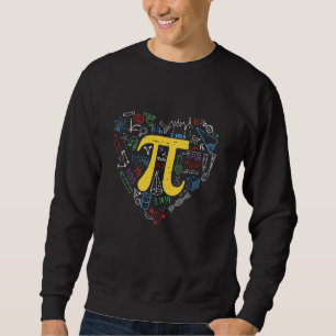 Moletom Feliz Dia do Pi 3.14 Coração Matemática Número Pi