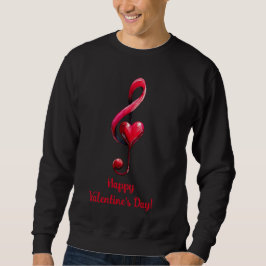 Moletom Feliz Dia dos Namorados Música do Amor