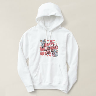 Moletom feliz-dia-dos-namorados-typografia-cute-ratos-cora