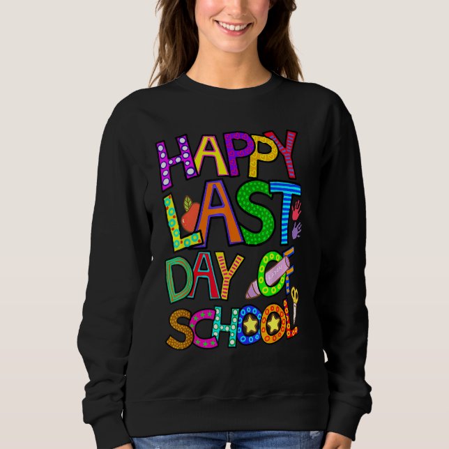 Moletom Feliz Dia Passado Da Escola Para Professores No Ja (Frente)