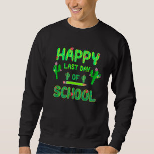 Moletom Feliz Dia Passado De Estudantes De Cactus Doces