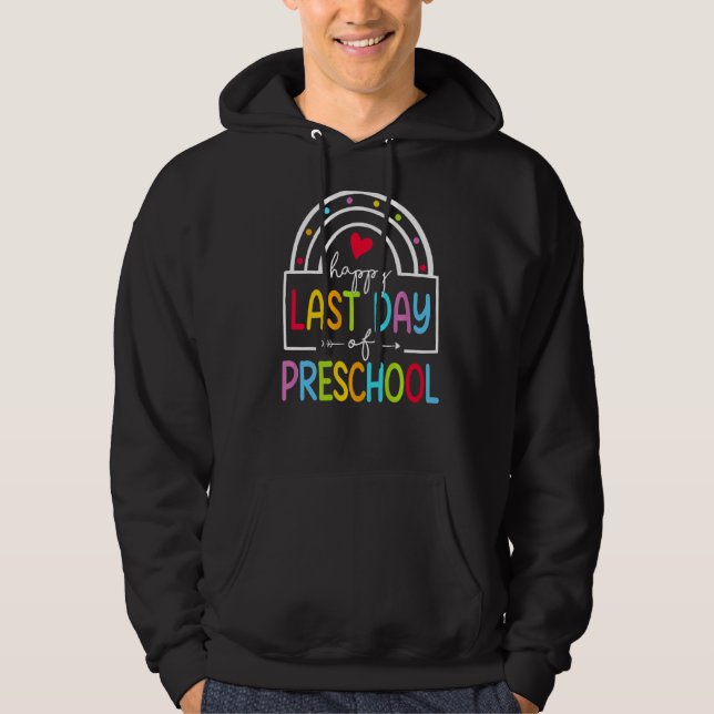 Moletom Feliz Dia Passado de Professora da Pré-escola Grad (Frente)