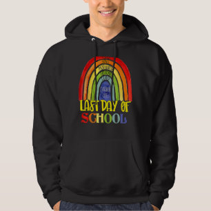 Moletom Feliz Dia Passado de Professora Estudante Rainbow