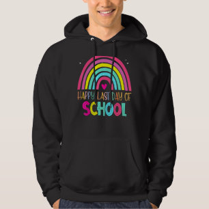 Moletom Feliz Dia Passado de Professora Estudante Rainbow 