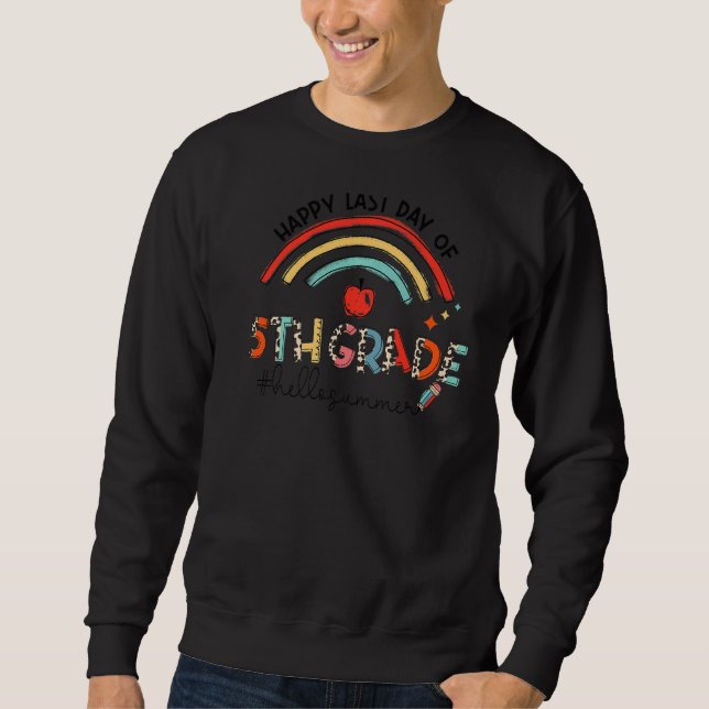 Moletom Feliz Dia Passado Do 5 Rainbow Grade Hello Summer  (Frente)