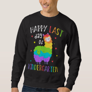Moletom Feliz Dia Passado Do Jardim De Infância Prob Llama