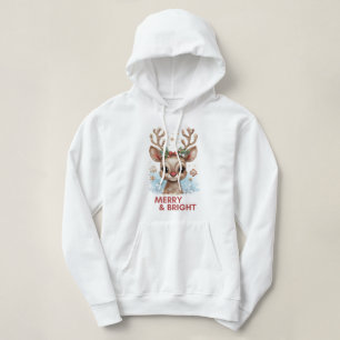 Moletom Feliz e Hoodie de Natal Brilhante