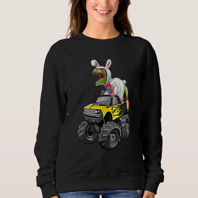 Moletom Feliz Eastrawr T Rex Monster Páscoa B (Frente)