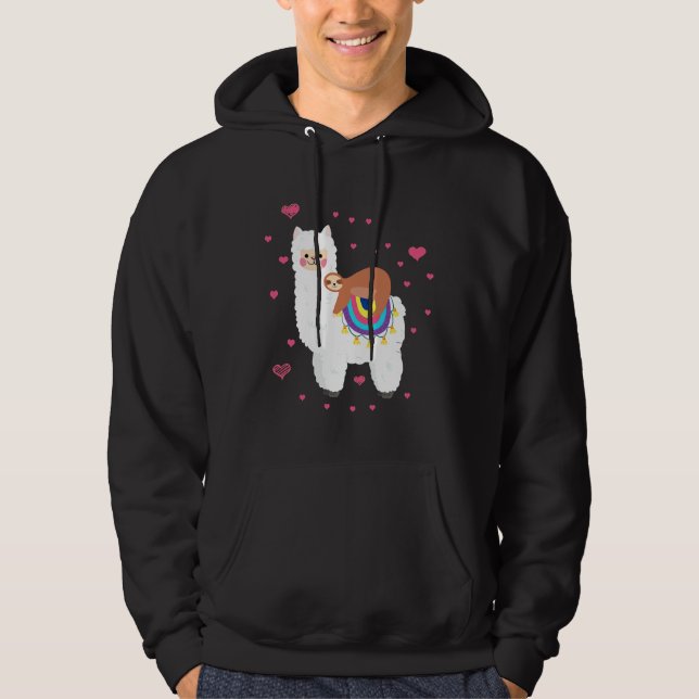 Moletom Feliz Feliz Amigo Llama (Frente)