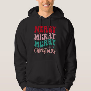 Moletom Feliz Feliz Feliz Natal Retro