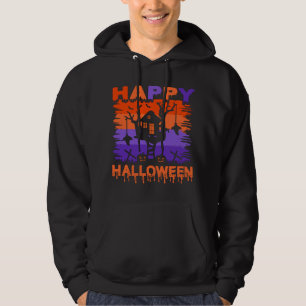 Moletom Feliz Halloween Roxo e Orange Treehouse