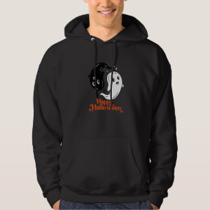Moletom Feliz Halloween Yin e Yang Black e White Ghost