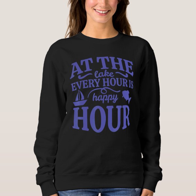 Moletom Feliz Hour Lake Life Summer (Frente)