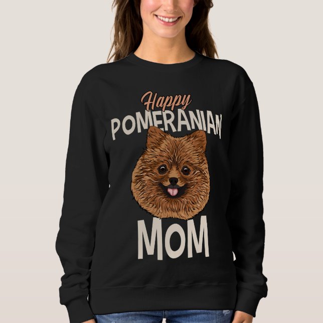 Moletom Feliz Mãe Pomeraniana (Frente)