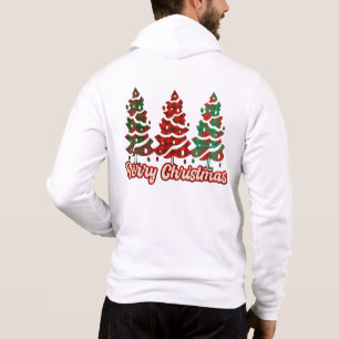 Moletom Feliz Natal Árvores Xadrez Búfalo Design-42019