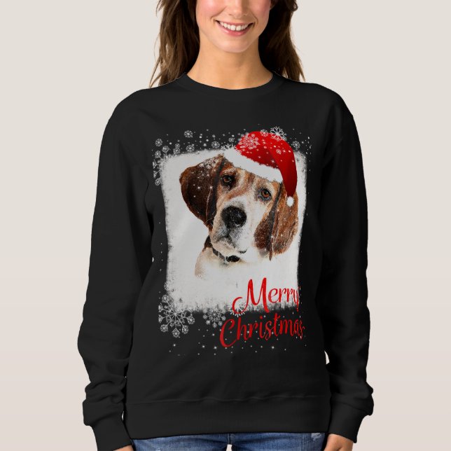 Moletom Feliz Natal Beagle (Frente)