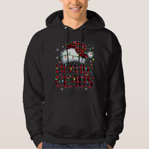 Moletom Feliz Natal Buffalo Xadrez Red Santa Hat Memaw