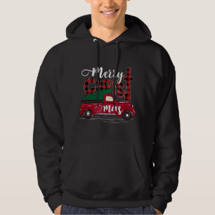 Moletom Feliz Natal Buffalo Xadrez Red Truck Christian