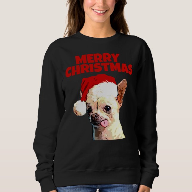Moletom Feliz Natal Chihuahua (Frente)