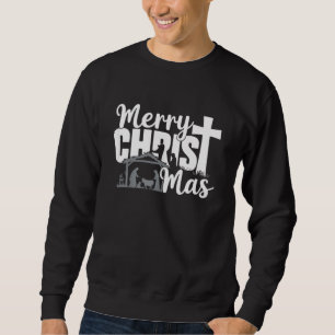 Moletom Feliz Natal Cristão Jesus Família Natal