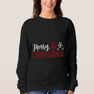 Moletom Feliz Natal Cristãos Presentes Xadrez Buffalo Paj