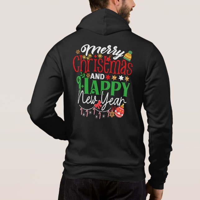Moletom Feliz Natal e Ano Novo (Verso)