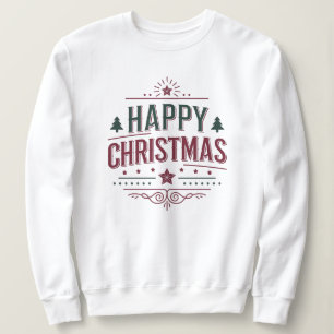 Moletom Feliz Natal Elegante Feriado Incrível Engraçado