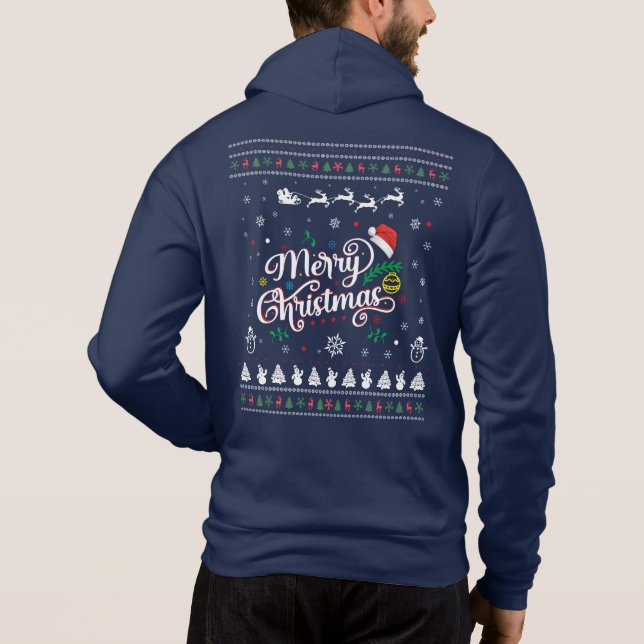 Moletom Feliz Natal Engraçado (Verso)